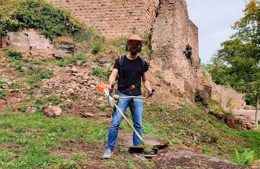 atelier restauration châteaux forts Alsace